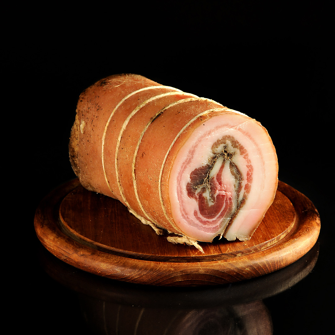 Pancetta arrotolata